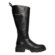 Karl Lagerfeld Stilfull Aria Riding Boot Hi Black, Dam