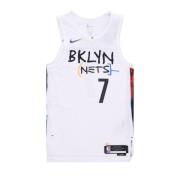 Nike City Edition Basketball Tank Top Durant White, Herr