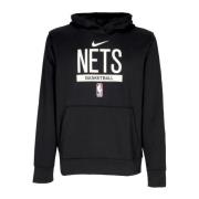 Nike Brooklyn Nets Lättvikts Hoodie Black, Herr