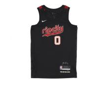 Nike City Edition Swingman Jersey Damian Lillard Black, Herr