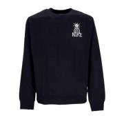 Nike Svart/Vit Crewneck Sweatshirt Black, Herr