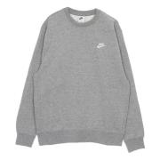 Nike Grå Crewneck Sweatshirt Långärmad Gray, Herr