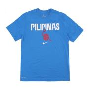 Nike Filippinerna Basketlag Tee Blue, Herr