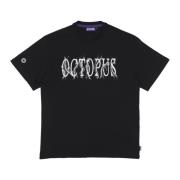 Octopus Tentacles Logo Tee Svart Black, Herr