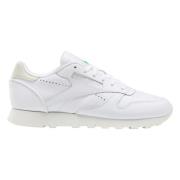 Reebok Klassiska Läder Låga Sneakers White, Dam