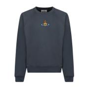 Vivienne Westwood Grå Orb Logo Sweatshirt Gray, Herr