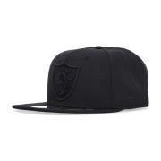 New Era Lasrai Svart Flat Skärm Keps Black, Unisex