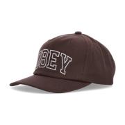 Obey Klassisk Snapback Keps Mörk Choklad Brown, Herr