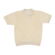 Obey Chenille kortärmad polotröja Beige, Herr