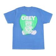 Obey Kärlekssmärta Pigment Tee Azure Blue, Herr