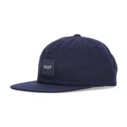 HUF Flat visirkeps Snapback Navy Blue, Herr