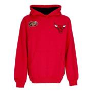 Mitchell & Ness Chicago Bulls Vintage Logo Hoodie Red, Herr