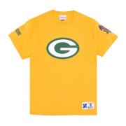 Mitchell & Ness Green Bay Packers NFL T-shirt Yellow, Herr