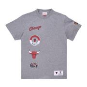 Mitchell & Ness Chicago Bulls Tee 1998 Finals Celebration Gray, Herr