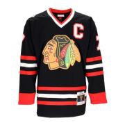 Mitchell & Ness Chicago Blackhawks Chelios Hockey Jacka Black, Herr