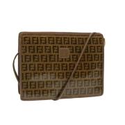 Fendi Vintage Pre-owned Canvas fendi-vskor Brown, Dam