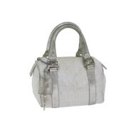 Fendi Vintage Pre-owned Canvas handvskor Gray, Dam