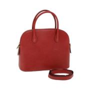 Celine Vintage Pre-owned Laeder handvskor Red, Dam