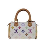 Louis Vuitton Vintage Pre-owned Canvas handvskor White, Dam