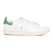 Adidas Originals Vita Lädersneakers med Gröna Accenter White, Herr