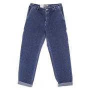 Carhartt Wip Arbetskläder-inspirerade jeans med verktygsfickor Blue, D...