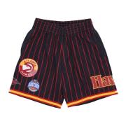 Mitchell & Ness Atlanta Hawks Basketshorts Svart/Röd Black, Herr