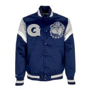 Mitchell & Ness Georgetown Hoyas Bomberjacka Blue, Herr