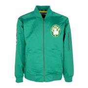 Mitchell & Ness Boston Celtics Bomberjacka Lätt Satin Green, Herr