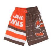 Mitchell & Ness Cleveland Browns Basketball Shorts Multicolor, Herr