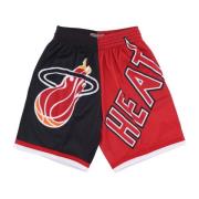 Mitchell & Ness Miami Heat Basketball Shorts Hardwood Classics Black, ...