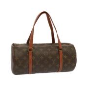 Louis Vuitton Vintage Pre-owned Canvas handvskor Brown, Dam