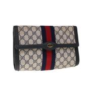 Gucci Vintage Pre-owned Tyg gucci-vskor Blue, Dam