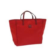 Gucci Vintage Pre-owned Nylon gucci-vskor Red, Dam