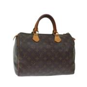 Louis Vuitton Vintage Pre-owned Canvas handvskor Brown, Dam