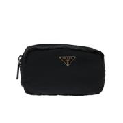 Prada Vintage Pre-owned Nylon prada-vskor Black, Dam