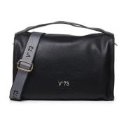 V73 Svart Axelväska Ecoleather Magnetisk Stängning Black, Dam