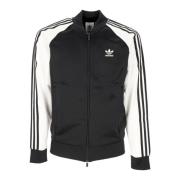 Adidas Tricot Track Jacket med 3 Ränder Black, Herr