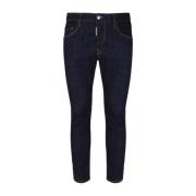 Dsquared2 Blå Jeans Ss24 Herrmode Blue, Herr