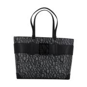 Armani Exchange Snygga Tote Bags för shopping Black, Dam