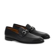 Salvatore Ferragamo Svarta Gancini Loafers Black, Herr