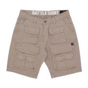 Alpha Industries Cargo Pocket Battle Shorts Brown, Herr