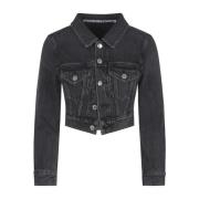 Alexander Wang Trucker Jacket Gray, Dam