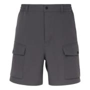 Carhartt Wip Cargo Style Grå Shorts med Stora Fickor Gray, Herr