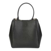 Tory Burch Snygg Bucketväska Black, Dam