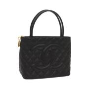 Chanel Vintage Pre-owned Laeder chanel-vskor Black, Dam