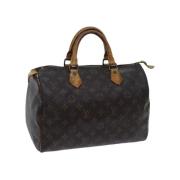 Louis Vuitton Vintage Pre-owned Canvas handvskor Brown, Dam