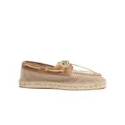 Scarosso Chic Espadrillo Båtskor Beige, Herr