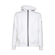 People of Shibuya Elegant vit Tech Fabric Hoodie White, Herr