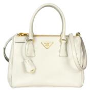 Prada Vintage Pre-owned Tyg handvskor White, Dam