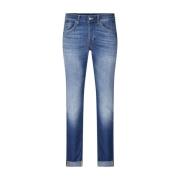 Dondup Skinny Low Waist Jeans Blue, Herr